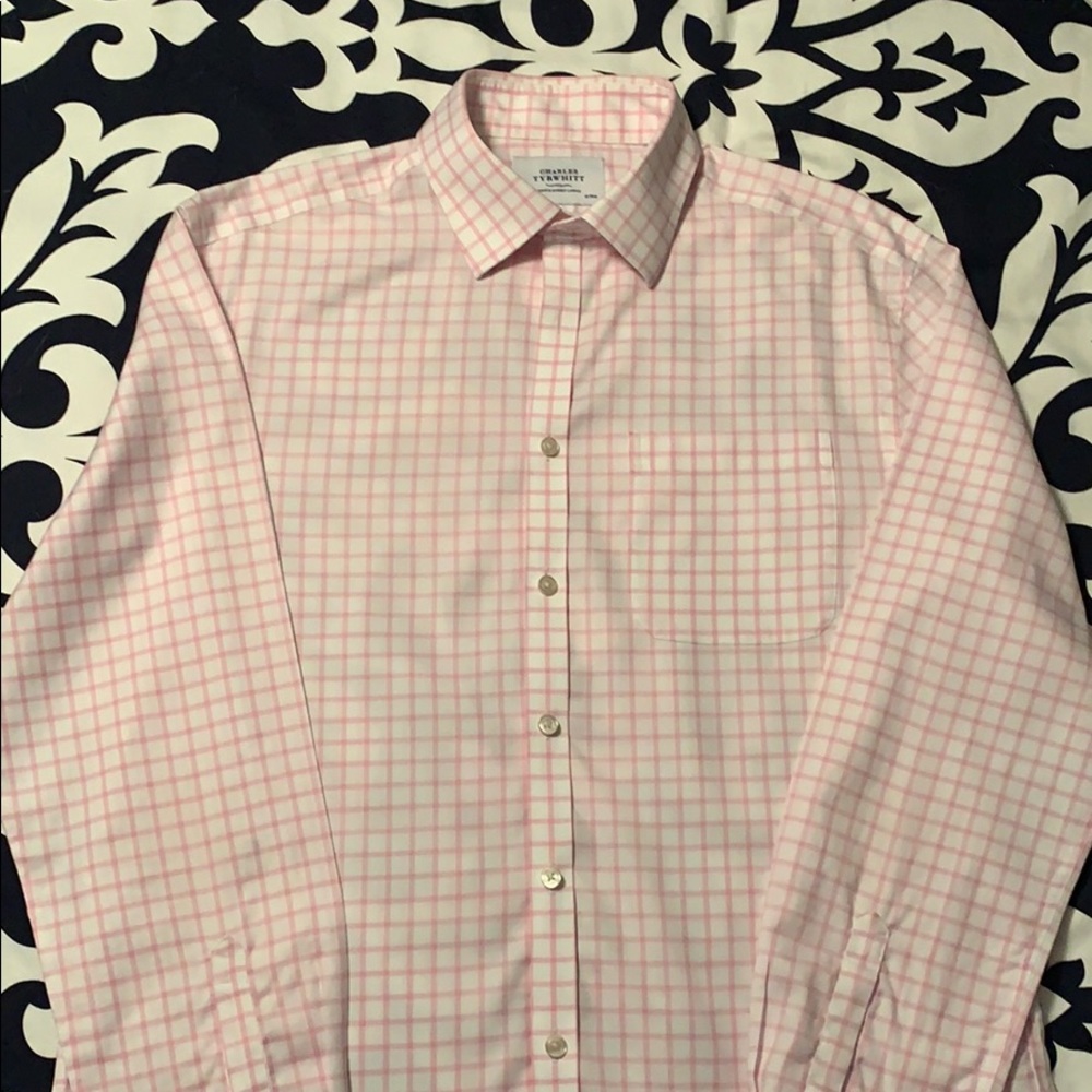 Charles Tyrwhitt Non-Iron Striped Shirt - EUC!